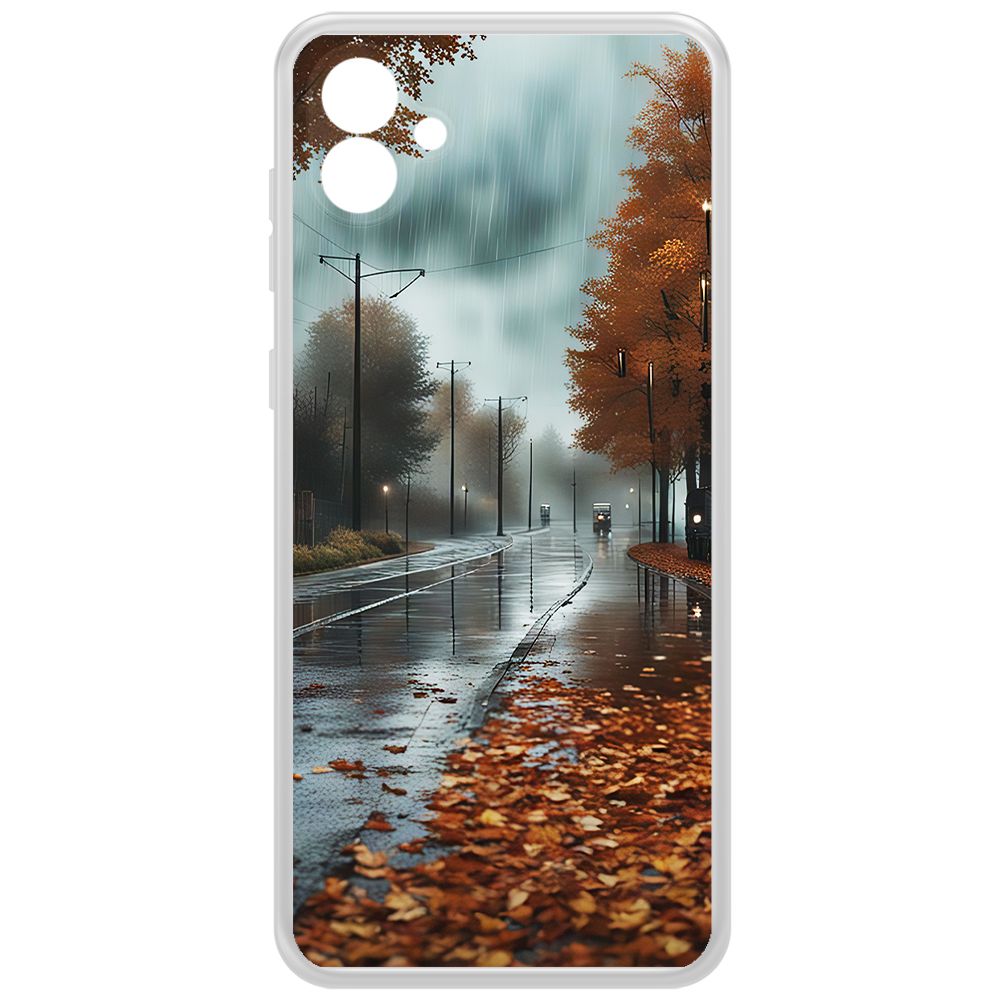 Чехол-накладка Krutoff Clear Case Осенний дождь для Samsung Galaxy A04e (A042), Прозрачный
Чехол-накладка Krutoff Clear Case Осенний дождь для Samsung Galaxy A04e (A042), Прозрачный