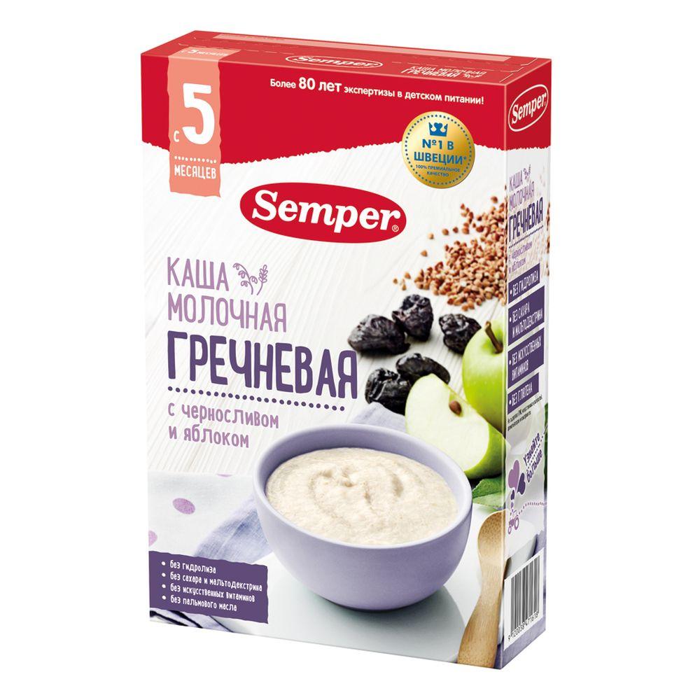 Каша молочная Semper Гречневая с черносливом и яблоком с 5 мес. 200 г, Гречневая с черносливом и яблоком
Каша молочная Semper Гречневая с черносливом и яблоком с 5 мес. 200 г, Гречневая с черносливом и яблоком