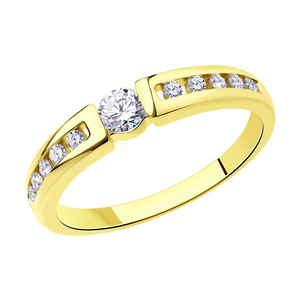 Кольцо помолвочное из желтого золота с бриллиантом р. 17,5 SOKOLOV Diamonds 1012215-2, 1012215-2
Кольцо помолвочное из желтого золота с бриллиантом р. 17,5 SOKOLOV Diamonds 1012215-2, 1012215-2