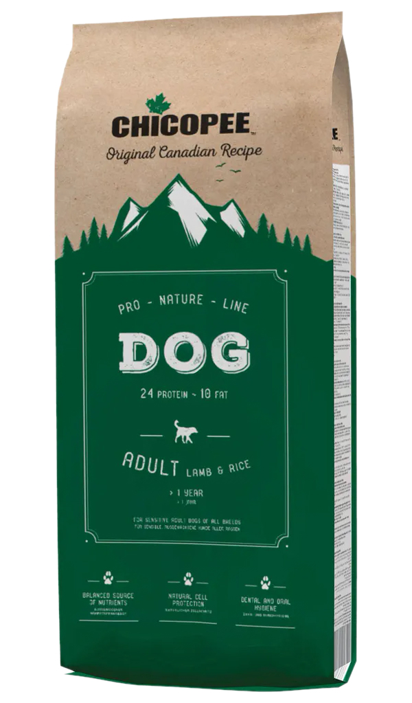 CHICOPEE CHICOPEE PRO NATURE LINE ADULT LAMB & RICE для взрослых собак всех пород с ягненк
CHICOPEE CHICOPEE PRO NATURE LINE ADULT LAMB & RICE для взрослых собак всех пород с ягненк