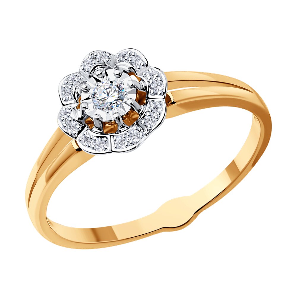 Кольцо из комбинированного золота с бриллиантом р. 19 SOKOLOV Diamonds 1011722, 1011722
Кольцо из комбинированного золота с бриллиантом р. 19 SOKOLOV Diamonds 1011722, 1011722