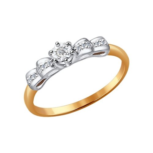 Кольцо из комбинированного золота с бриллиантом р. 16 SOKOLOV Diamonds 1011511, 1011511
Кольцо из комбинированного золота с бриллиантом р. 16 SOKOLOV Diamonds 1011511, 1011511