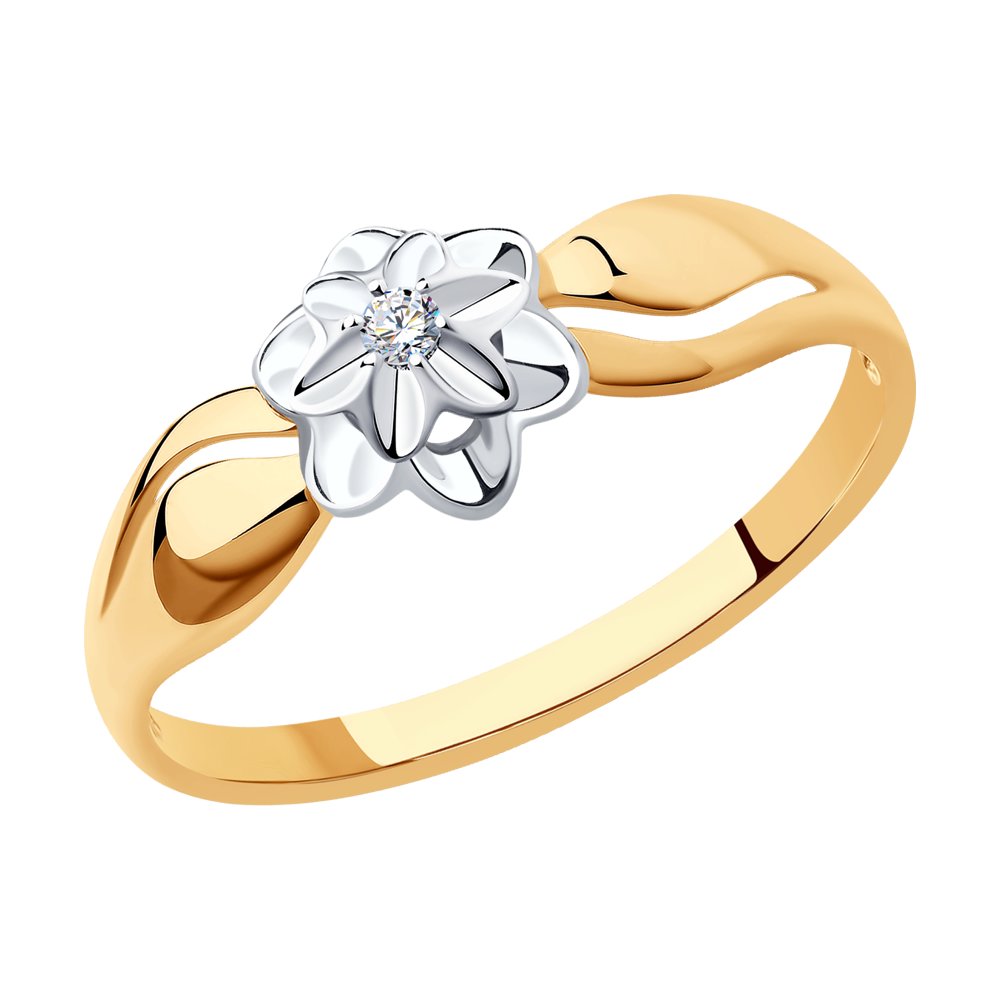 Кольцо из комбинированного золота с бриллиантом р. 19,5 SOKOLOV Diamonds 1011406, 1011406
Кольцо из комбинированного золота с бриллиантом р. 19,5 SOKOLOV Diamonds 1011406, 1011406