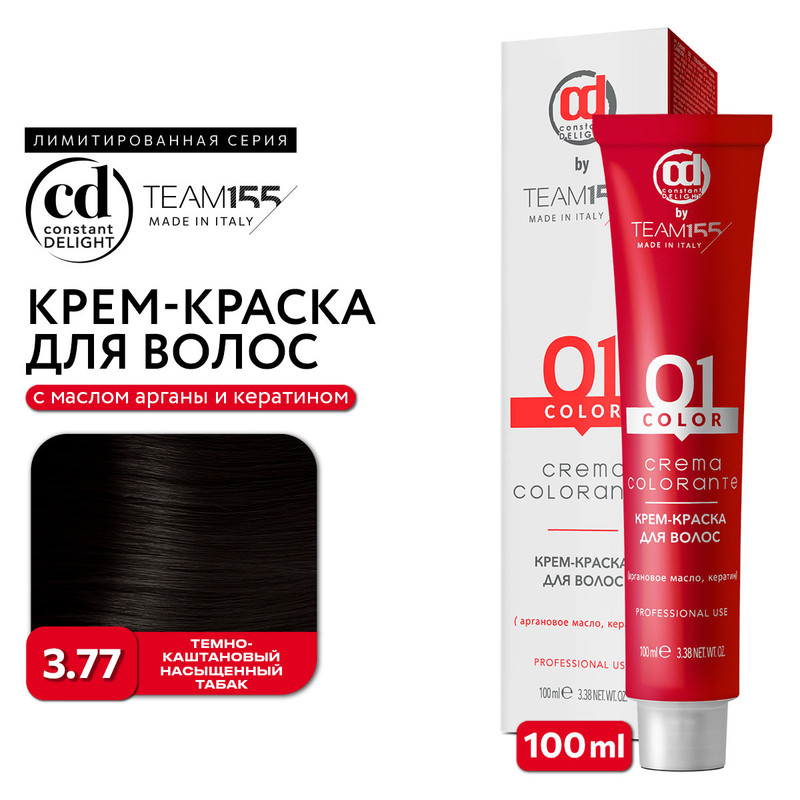 Краска для волос Constant Delight Team155 3.77 темно-каштановый насыщенный табак 100 мл, Краска для волос
Краска для волос Constant Delight Team155 3.77 темно-каштановый насыщенный табак 100 мл, Краска для волос