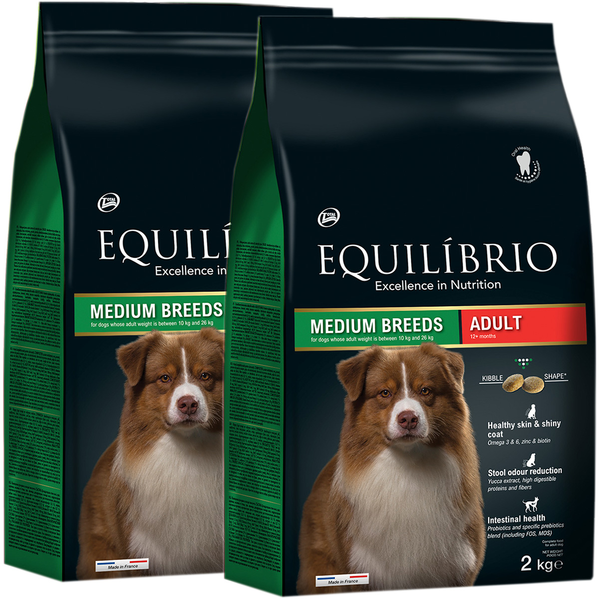 EQUILIBRIO EQUILIBRIO ADULT DOG MEDIUM BREEDS для взрослых собак средних пород с мясом пти
EQUILIBRIO EQUILIBRIO ADULT DOG MEDIUM BREEDS для взрослых собак средних пород с мясом пти