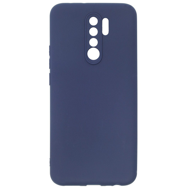 Силиконовый чехол для Xiaomi Redmi 9 Soft Matte с защитой камеры Синий 
Силиконовый чехол для Xiaomi Redmi 9 Soft Matte с защитой камеры Синий
