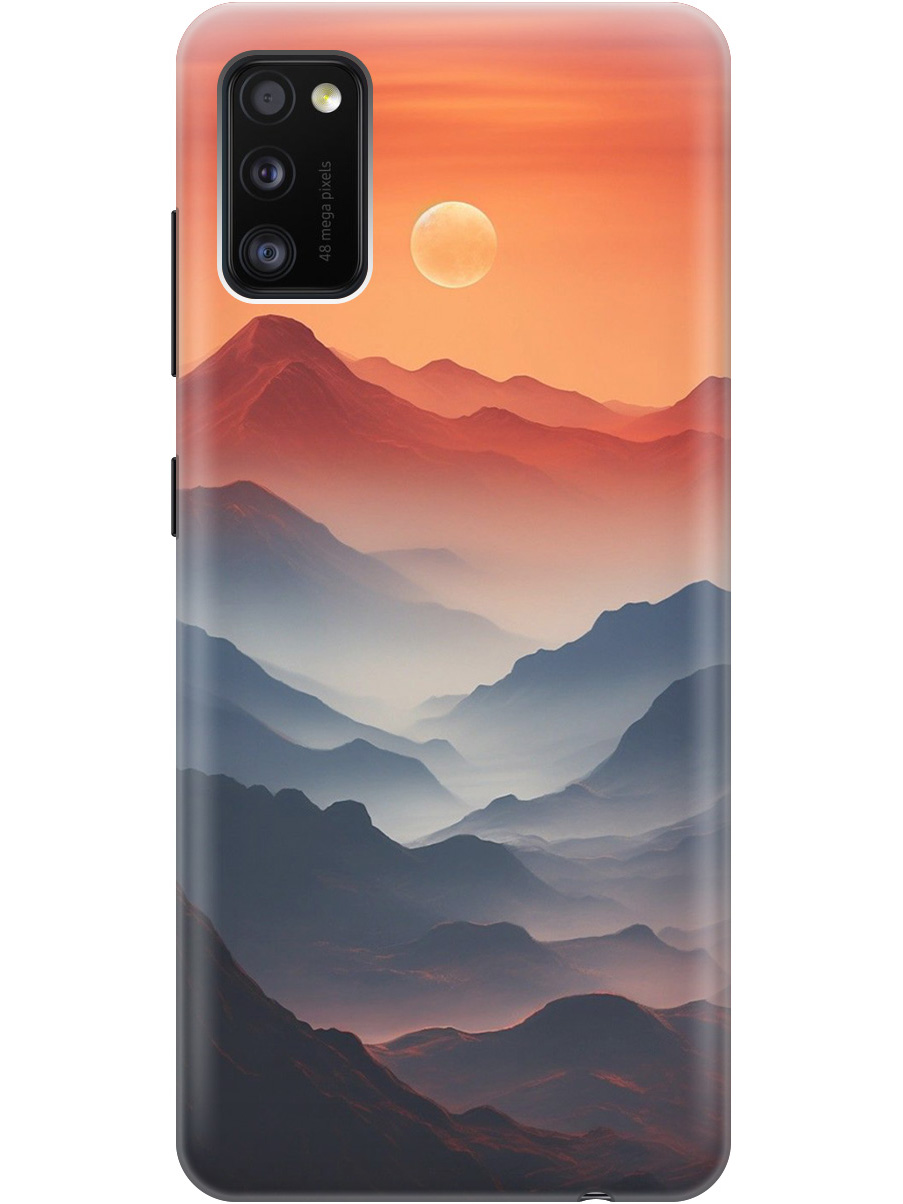 Силиконовый чехол на Samsung Galaxy A41 с принтом "Луна над горами", Прозрачный;оранжевый;черный, 722821010
Силиконовый чехол на Samsung Galaxy A41 с принтом "Луна над горами", Прозрачный;оранжевый;черный, 722821010