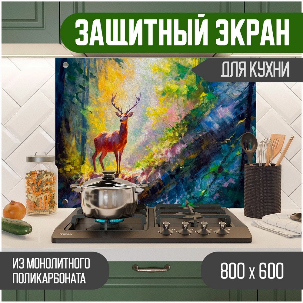 Защитный экран для кухни Teslaplast Олень с УФ-печатью 800-044, Голубой, ЗЭ-Животные-800-044
Защитный экран для кухни Teslaplast Олень с УФ-печатью 800-044, Голубой, ЗЭ-Животные-800-044