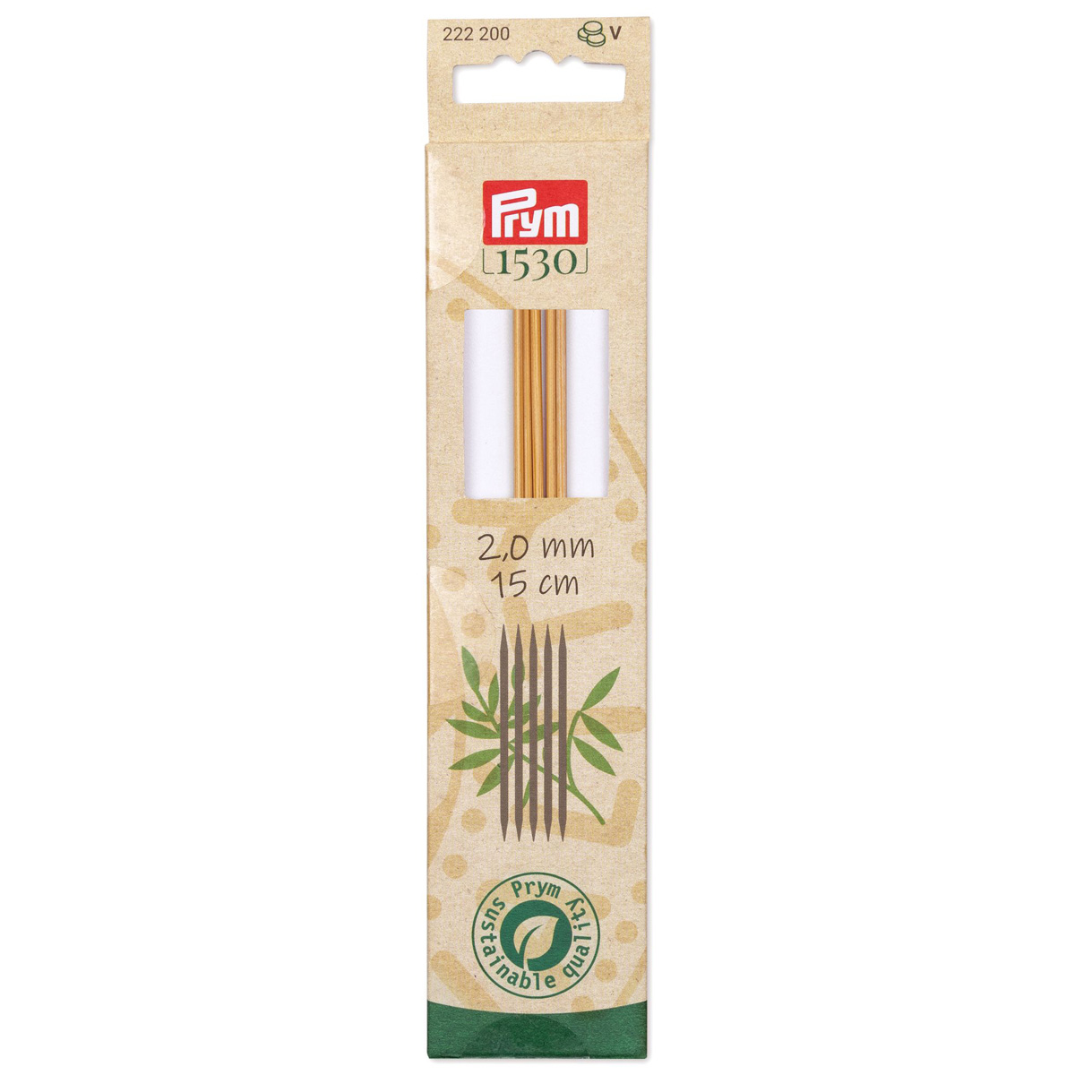 Спицы д/вязания PRYM чулочные Серия Prym 1530 2мм/15см бамбук натуральныйальн 5шт 222200, Коричневый, PRYM Серия 1530
Спицы д/вязания PRYM чулочные Серия Prym 1530 2мм/15см бамбук натуральныйальн 5шт 222200, Коричневый, PRYM Серия 1530