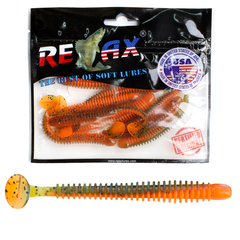 Мягкая силиконовая приманка риппер Relax Texas Laminat 100 мм., 10 шт., l067, Оранжевый, Texas Laminat
Мягкая силиконовая приманка риппер Relax Texas Laminat 100 мм., 10 шт., l067, Оранжевый, Texas Laminat