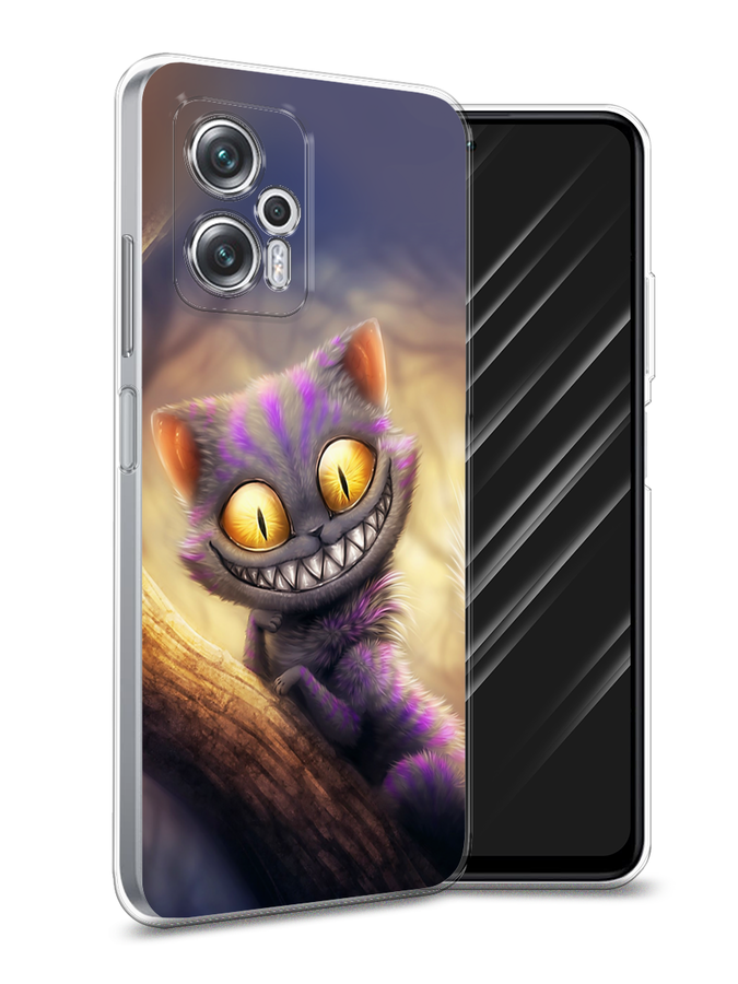 Чехол Awog на Poco X4 GT/Redmi Note 11T Pro/11T Pro Plus "Cheshire Cat", Разноцветный, 315250-1
Чехол Awog на Poco X4 GT/Redmi Note 11T Pro/11T Pro Plus "Cheshire Cat", Разноцветный, 315250-1