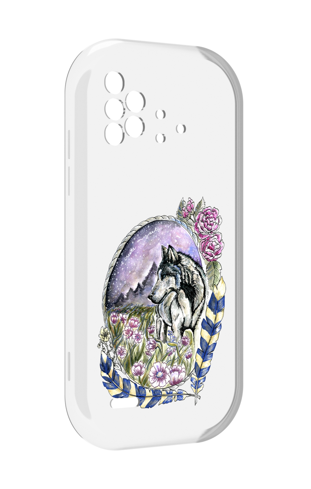 Чехол MyPads нарисованный волк в цветах с перьями для UMIDIGI Bison X10 / X10 Pro, Прозрачный, Tocco
Чехол MyPads нарисованный волк в цветах с перьями для UMIDIGI Bison X10 / X10 Pro, Прозрачный, Tocco