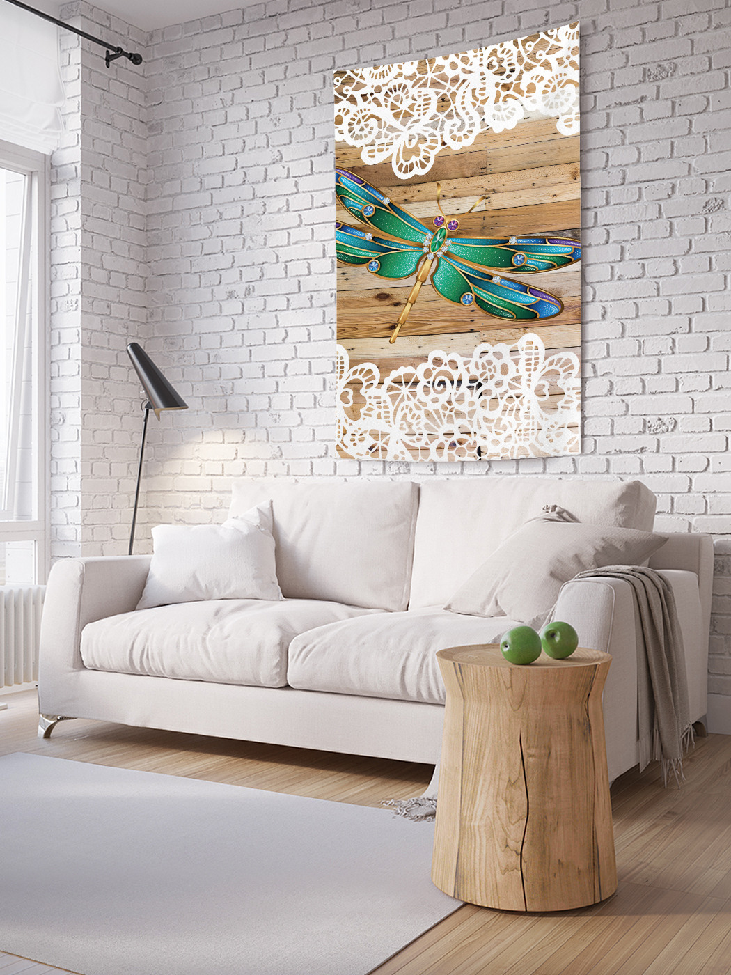 Вертикальное фотопанно на стену JoyArty Стрекоза и кружево 150x200 см, Стрекоза и кружево
Вертикальное фотопанно на стену JoyArty Стрекоза и кружево 150x200 см, Стрекоза и кружево