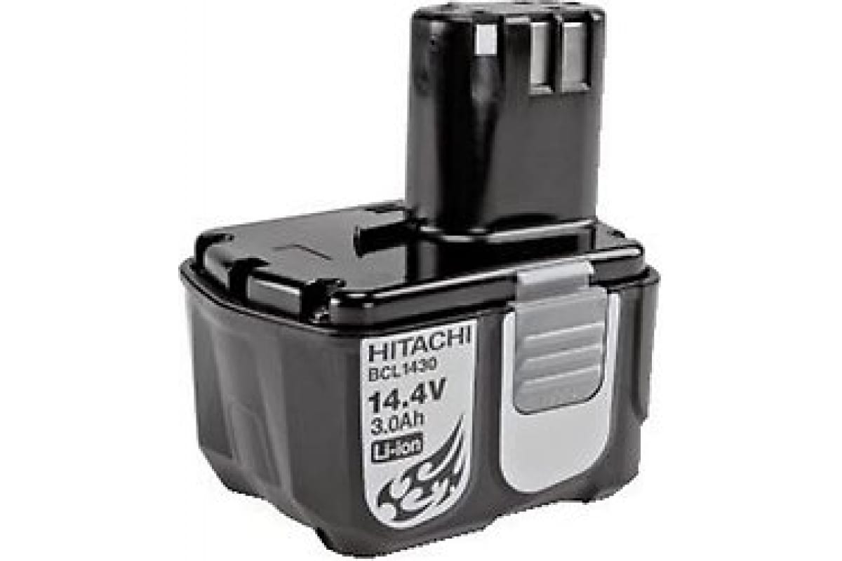 HITACHI Аккумуляторная батарея BСL1430 14.4V 3.0Ah Li-Ion (для WR14DSL/G14DSL/CJ14DSL/CL1
HITACHI Аккумуляторная батарея BСL1430 14.4V 3.0Ah Li-Ion (для WR14DSL/G14DSL/CJ14DSL/CL1