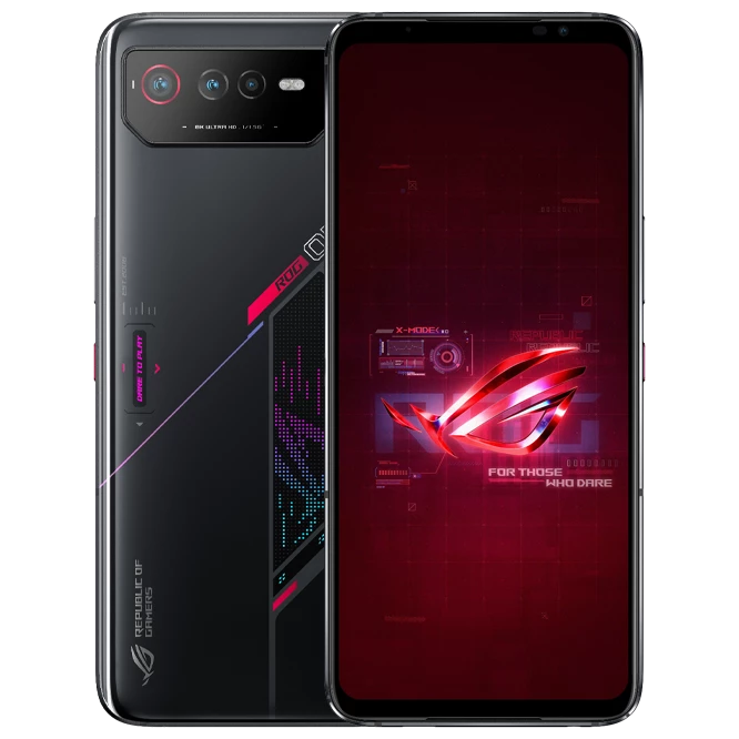 Смартфон ASUS ROG Phone 6 12/256 ГБ, черный 
Смартфон ASUS ROG Phone 6 12/256 ГБ, черный