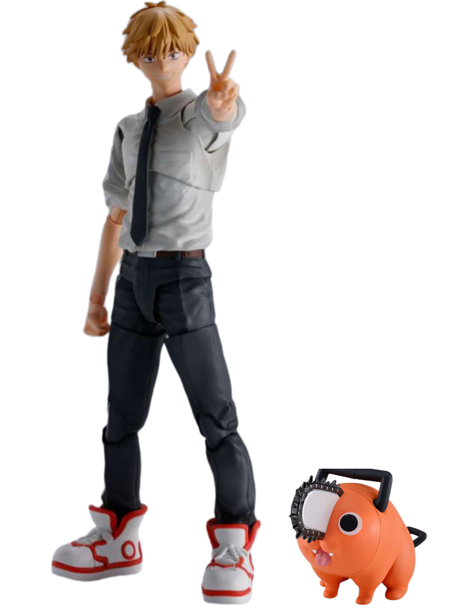Фигурка Bandai Человек бензопила Денджи с Почитой Chainsaw Man с аксессуарами 15 см, Человек бензопила Денджи с Почитой Chainsaw Man
Фигурка Bandai Человек бензопила Денджи с Почитой Chainsaw Man с аксессуарами 15 см, Человек бензопила Денджи с Почитой Chainsaw Man
