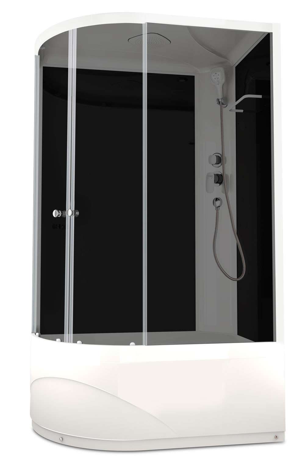 Domani Spa Delight high Slim 128R без электрики, высокий поддон 1200x800x2190 (чер. стенки
Domani Spa Delight high Slim 128R без электрики, высокий поддон 1200x800x2190 (чер. стенки