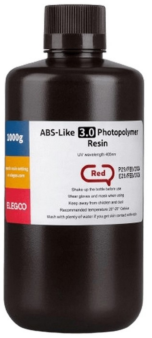 Фотополимерная смола Elegoo ABS-like Resin V3.0 Colored (Красный, 1 л), ABS-like Resin V3.0 Colored
Фотополимерная смола Elegoo ABS-like Resin V3.0 Colored (Красный, 1 л), ABS-like Resin V3.0 Colored