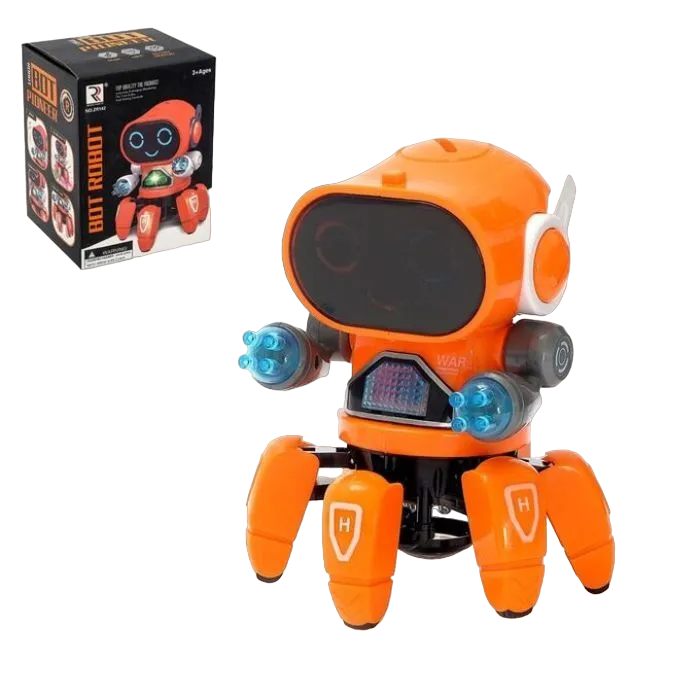 Интерактивная игрушка танцующий робот Robot Bot Pioneer, цвет оранжевый, NI03506860360
Интерактивная игрушка танцующий робот Robot Bot Pioneer, цвет оранжевый, NI03506860360
