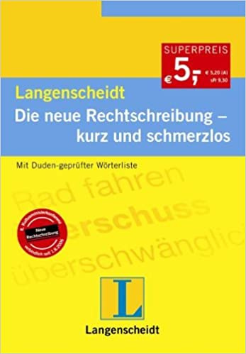 Книга Langenscheidt Die neue Rechtschreibung - kurz und schmerzlos: Mit Duden-geprüfter...
Книга Langenscheidt Die neue Rechtschreibung - kurz und schmerzlos: Mit Duden-geprüfter...