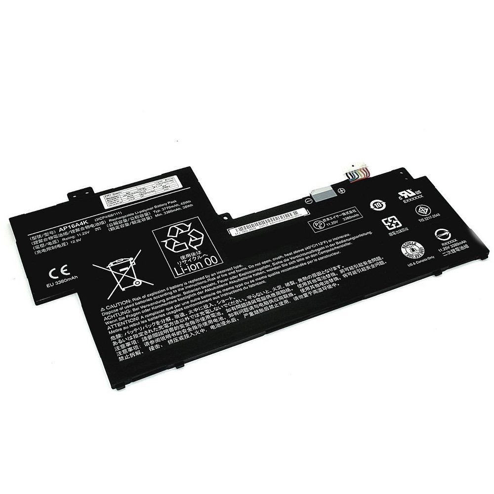 Аккумулятор GREENWAY для ноутбука Acer One Cloudbook11 (AP16A4K) 11.25V 3770mAh черная
Аккумулятор GREENWAY для ноутбука Acer One Cloudbook11 (AP16A4K) 11.25V 3770mAh черная