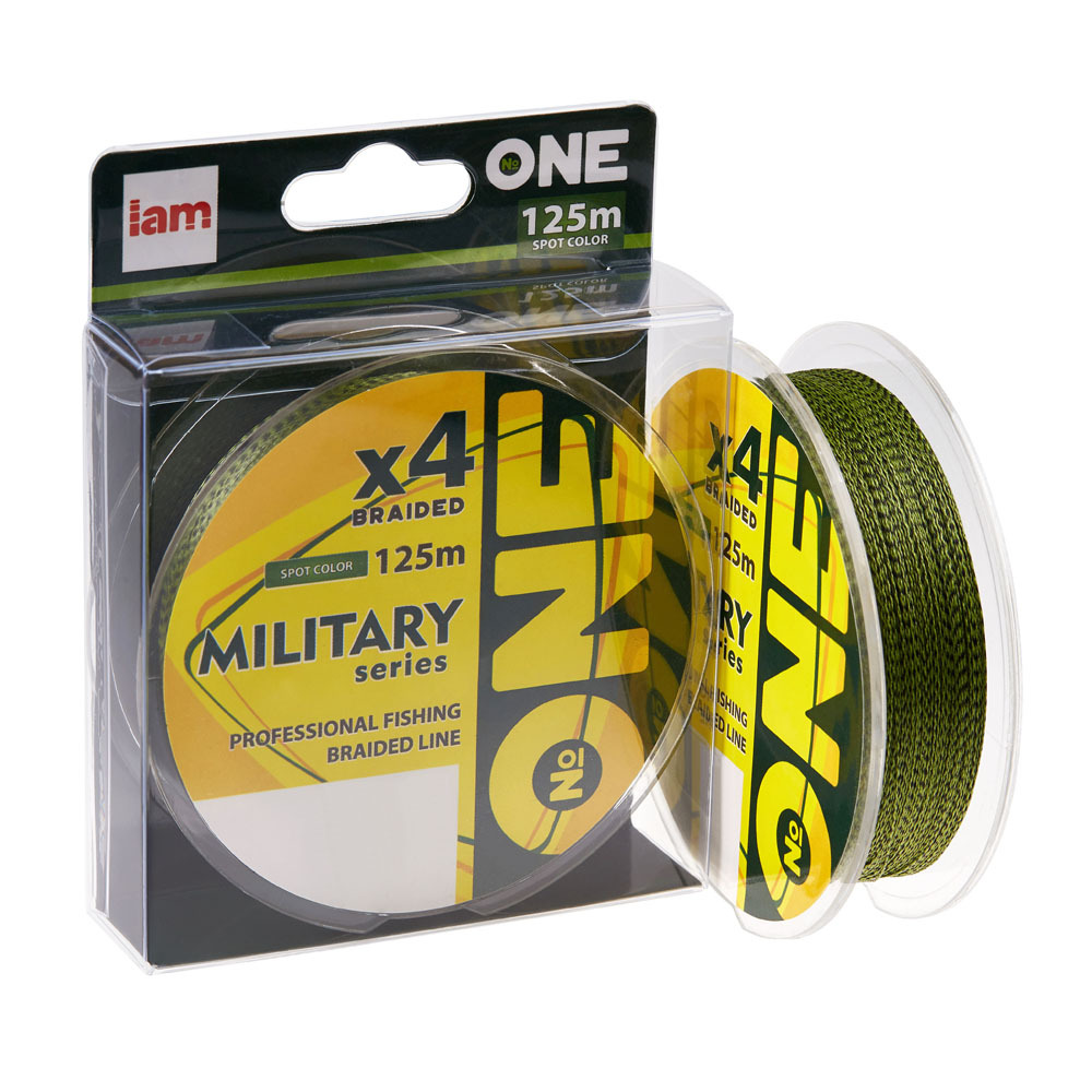 Плетеный шнур для рыбалки №ONE Military 4X 125м темно-зеленый 0,14мм, Зеленый;черный, Military
Плетеный шнур для рыбалки №ONE Military 4X 125м темно-зеленый 0,14мм, Зеленый;черный, Military