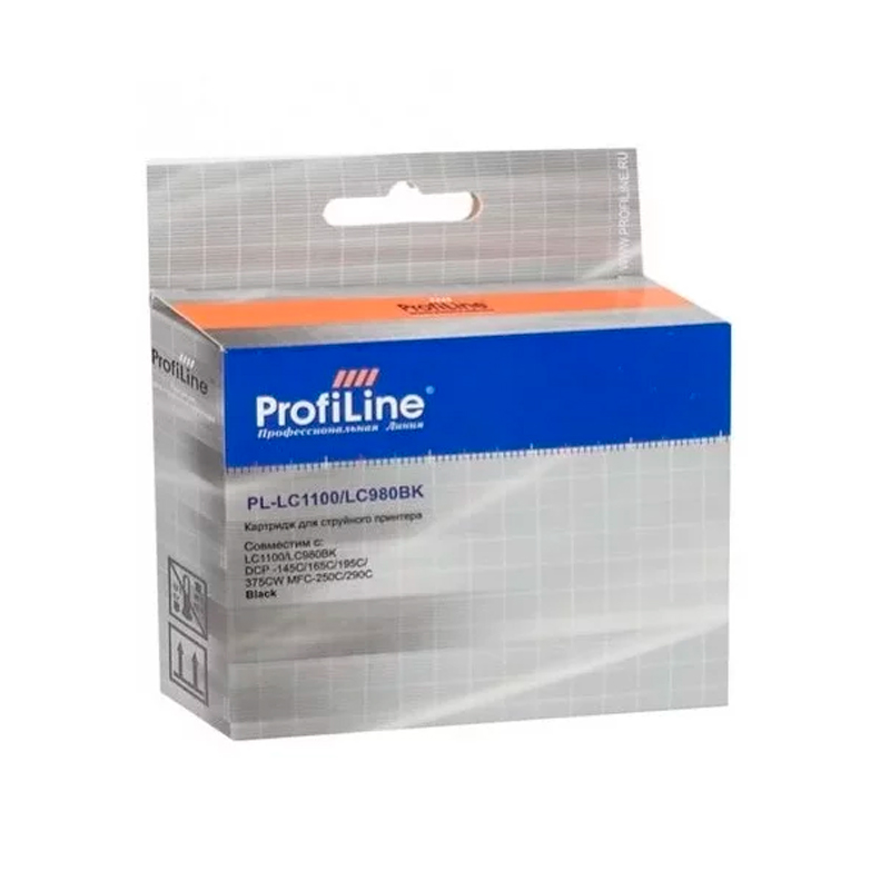 Картридж для струйного принтера Profiline (PL-LC980HYBK/LC1100HYBK) черный, совместимый
Картридж для струйного принтера Profiline (PL-LC980HYBK/LC1100HYBK) черный, совместимый