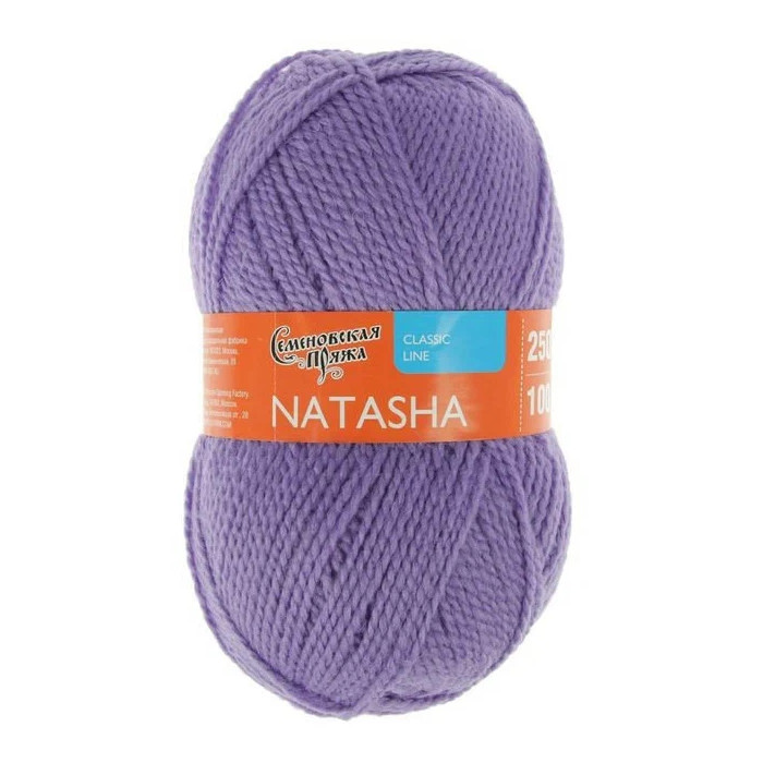 Семеновская пряжа Пряжа Natasha (НаташаПШ) 50% шерсть, 50% акрил 250м/100гр (272 колокол.), Фиолетовый
Семеновская пряжа Пряжа Natasha (НаташаПШ) 50% шерсть, 50% акрил 250м/100гр (272 колокол.), Фиолетовый