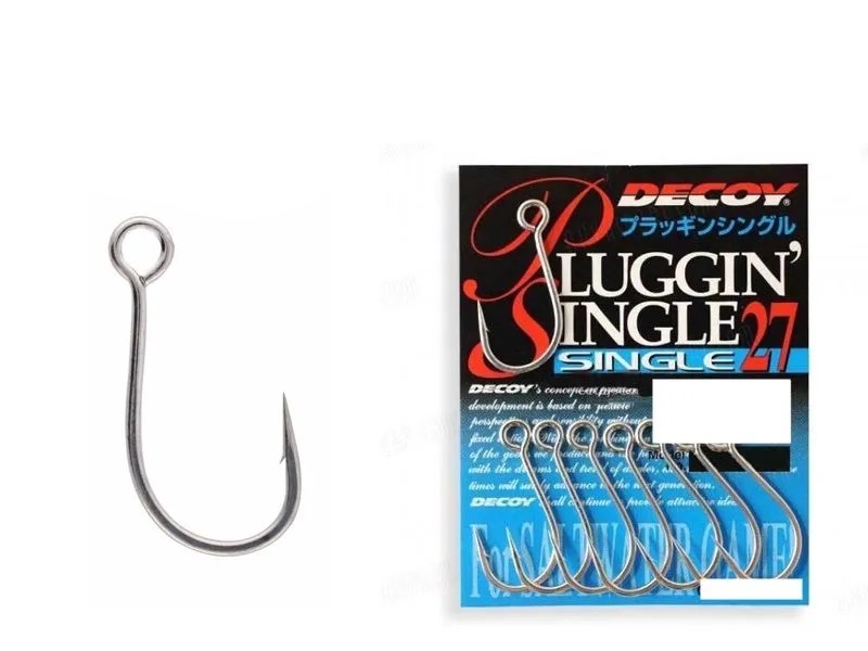 Крючок Decoy SINGLE 27 #2 (8 шт.), Серебристый, Single 27
Крючок Decoy SINGLE 27 #2 (8 шт.), Серебристый, Single 27