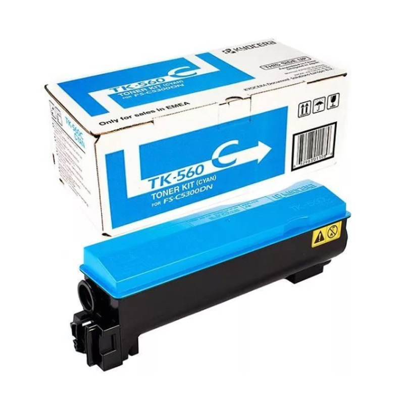Тонер-картридж для Kyocera FS-C5300DN/C5350DN/P6030CDN TK-560C cyan 10K (ELP Imaging®), Голубой
Тонер-картридж для Kyocera FS-C5300DN/C5350DN/P6030CDN TK-560C cyan 10K (ELP Imaging®), Голубой