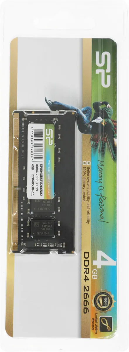 Оперативная память Silicon Power SP004GBSFU266N02, DDR4 1x4Gb, 2666MHz, SP004GBSFU266N02
Оперативная память Silicon Power SP004GBSFU266N02, DDR4 1x4Gb, 2666MHz, SP004GBSFU266N02