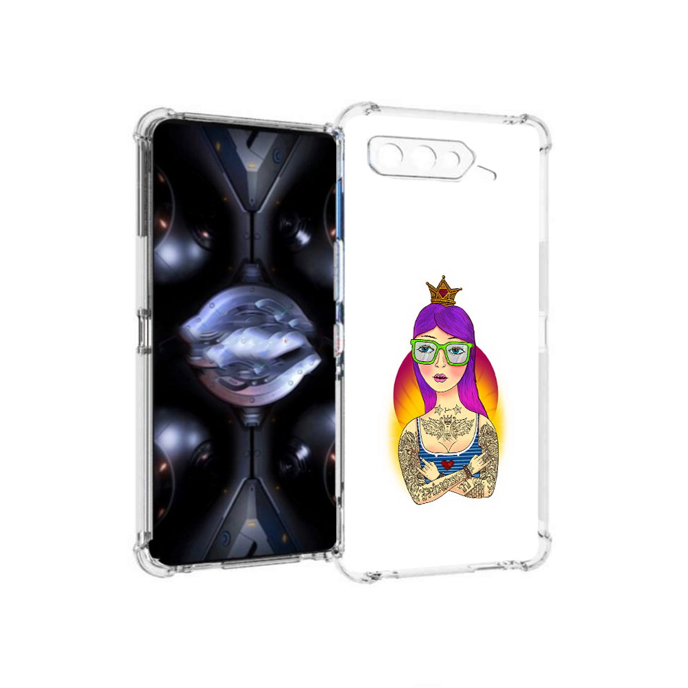 Чехол MyPads Tocco для Asus ROG Phone 5 Pro девушка в татуировках с короной, Прозрачный, Tocco
Чехол MyPads Tocco для Asus ROG Phone 5 Pro девушка в татуировках с короной, Прозрачный, Tocco