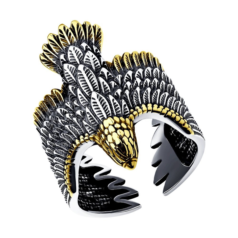 фото Кольцо из серебра р.19 sokolov 95010173