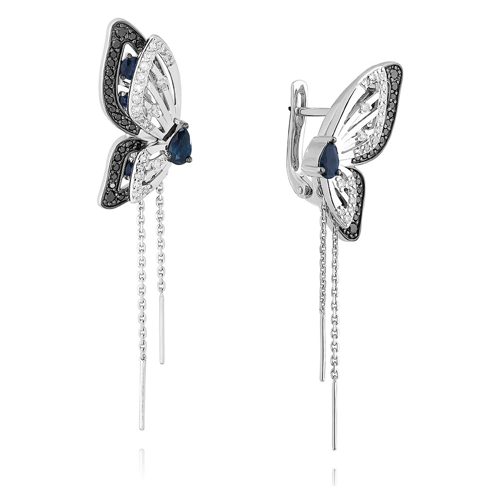 Серьги подвески из белого золота ADAMAS 24041369/01-А51ДЧ-481, сапфир/бриллиант, 24041369/01-А51ДЧ-481
Серьги подвески из белого золота ADAMAS 24041369/01-А51ДЧ-481, сапфир/бриллиант, 24041369/01-А51ДЧ-481
