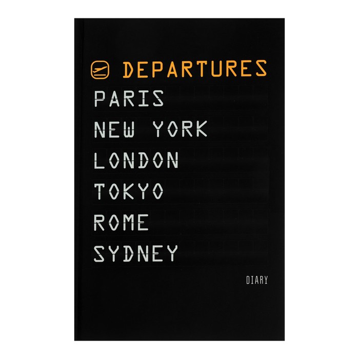 Ежедневник недатированный А5, 112 листов в линейку Departures, твёрдая обложка, матовая ла
Ежедневник недатированный А5, 112 листов в линейку Departures, твёрдая обложка, матовая ла