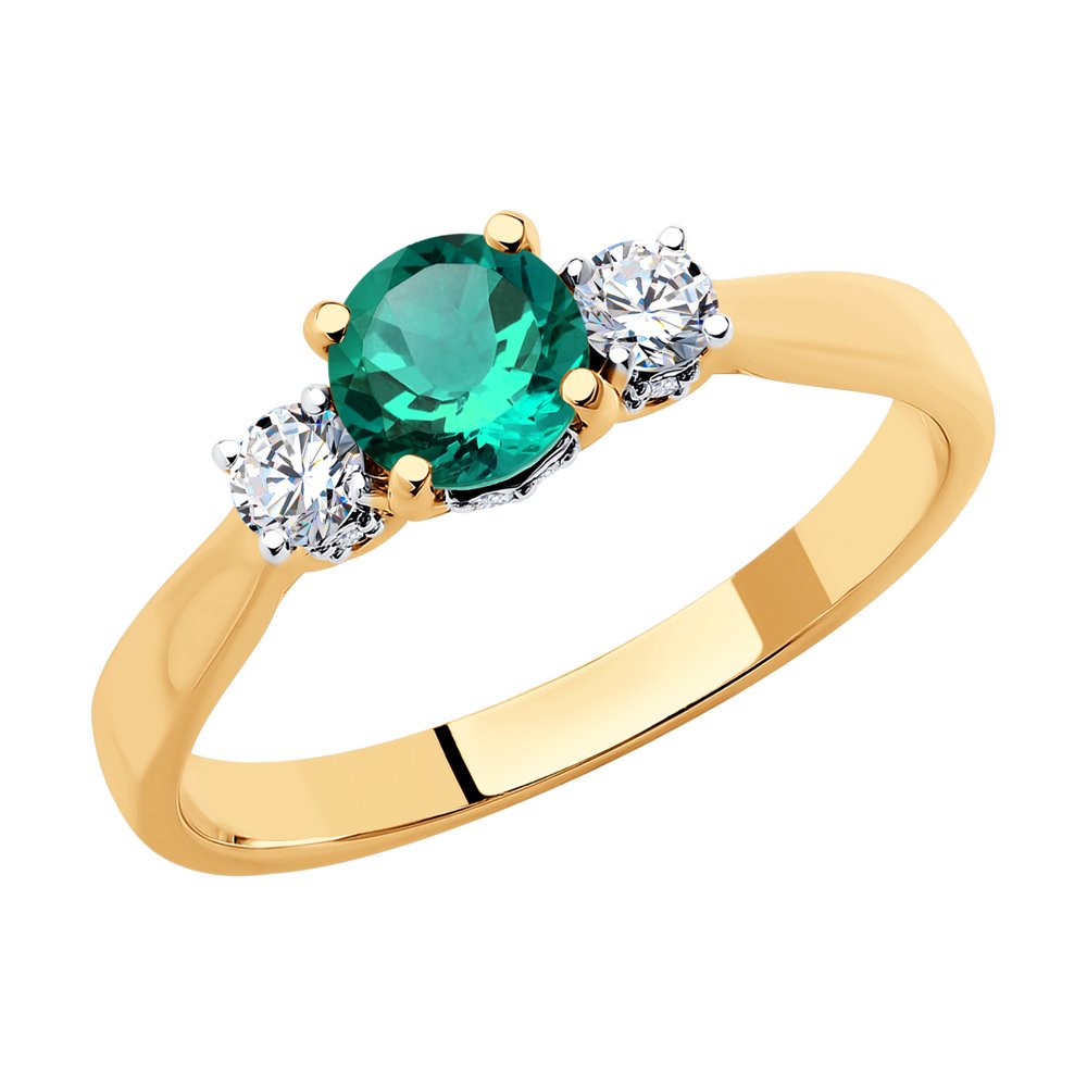 Кольцо из красного золота с бриллиантом/изумрудом р. , SOKOLOV Diamonds 3010590, 3010590
Кольцо из красного золота с бриллиантом/изумрудом р. , SOKOLOV Diamonds 3010590, 3010590