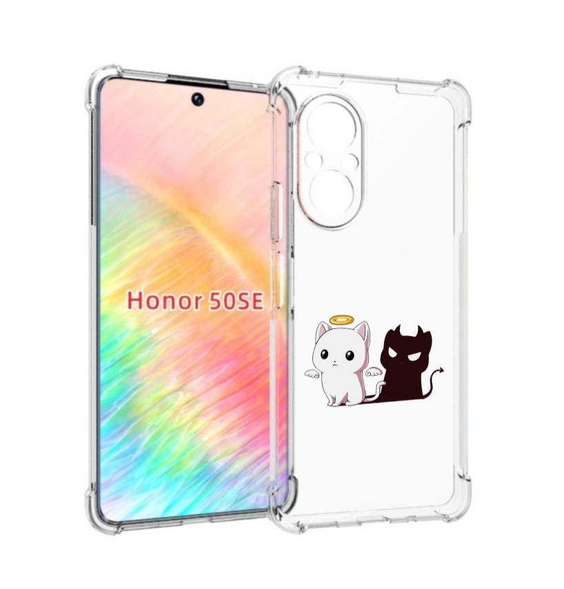Чехол бампер MyPads котик-с-злой-тенью для Honor 50 SE противоуд, Прозрачный, Tocco
Чехол бампер MyPads котик-с-злой-тенью для Honor 50 SE противоуд, Прозрачный, Tocco