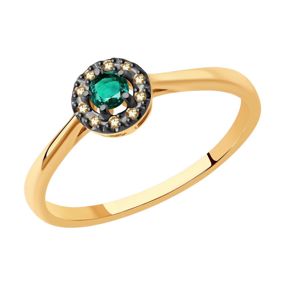 Кольцо из красного золота с бриллиантом/изумрудом р. 18 SOKOLOV Diamonds 3010582, 3010582
Кольцо из красного золота с бриллиантом/изумрудом р. 18 SOKOLOV Diamonds 3010582, 3010582