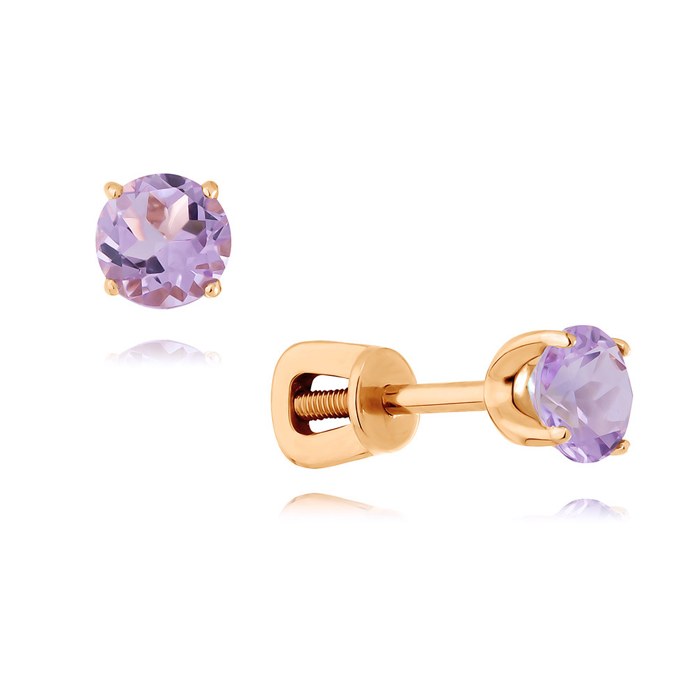 Серьги пусеты из красного золота ADAMAS 21041227/01-А50-653, аметист, 21041227/01-А50-653
Серьги пусеты из красного золота ADAMAS 21041227/01-А50-653, аметист, 21041227/01-А50-653