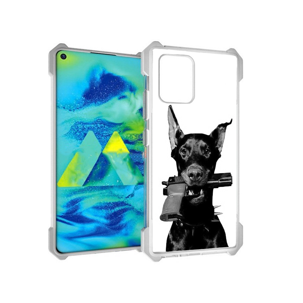 Чехол MyPads Tocco для Samsung Galaxy S10 Lite доберман с пистолетом (PT143840.502.331), Прозрачный, Tocco
Чехол MyPads Tocco для Samsung Galaxy S10 Lite доберман с пистолетом (PT143840.502.331), Прозрачный, Tocco