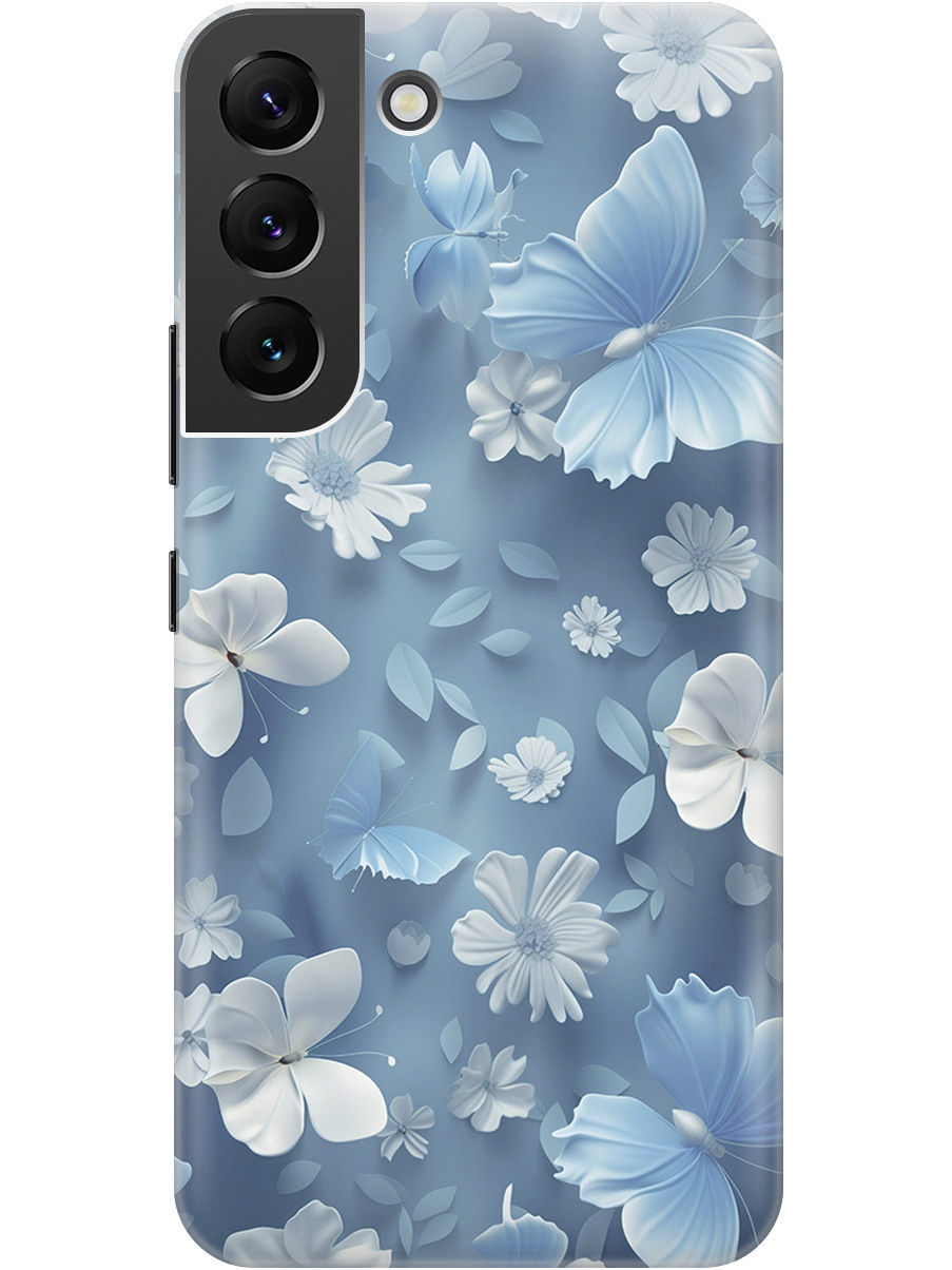 Силиконовый чехол на Samsung Galaxy S22 с принтом "Голубые бабочки", Прозрачный;белый;голубой, 735249910
Силиконовый чехол на Samsung Galaxy S22 с принтом "Голубые бабочки", Прозрачный;белый;голубой, 735249910