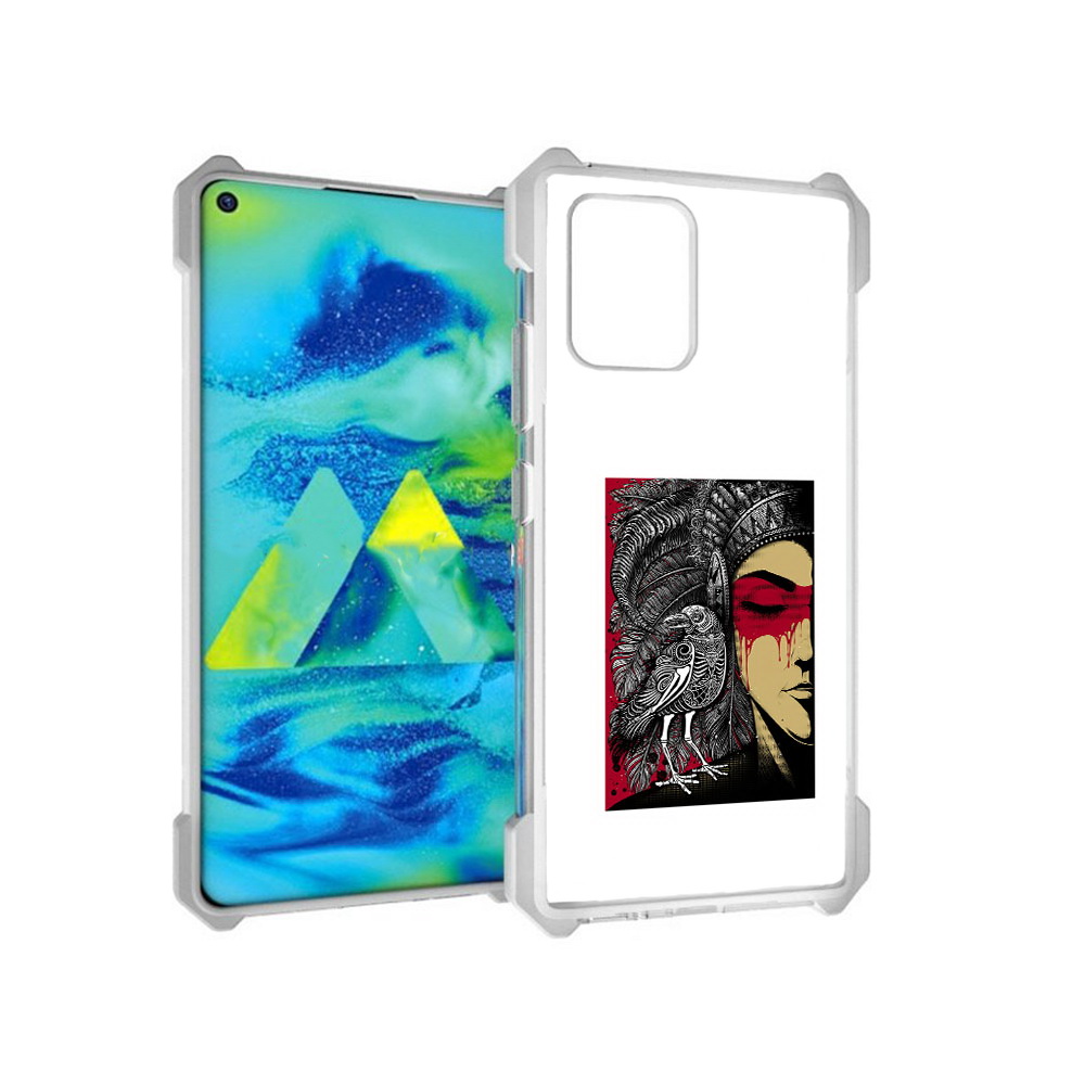 Чехол MyPads Tocco для Samsung Galaxy S10 Lite девушка с вороном в абстракции, Прозрачный, Tocco
Чехол MyPads Tocco для Samsung Galaxy S10 Lite девушка с вороном в абстракции, Прозрачный, Tocco