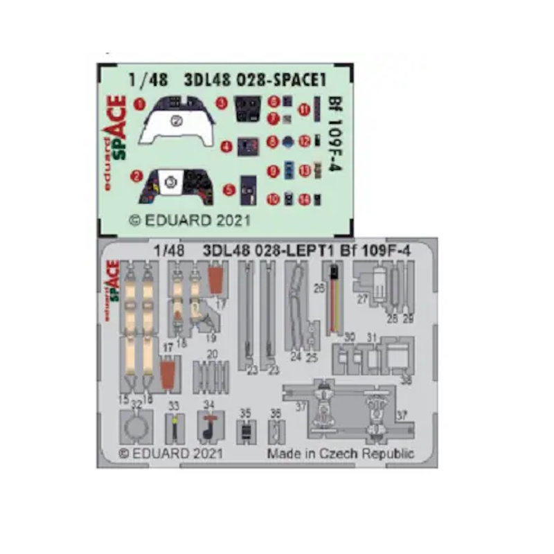 3DL48028 Eduard 1/48 3D декали для Bf 109F-4 SPACE, Однотонный, 3DL48028 
3DL48028 Eduard 1/48 3D декали для Bf 109F-4 SPACE, Однотонный, 3DL48028