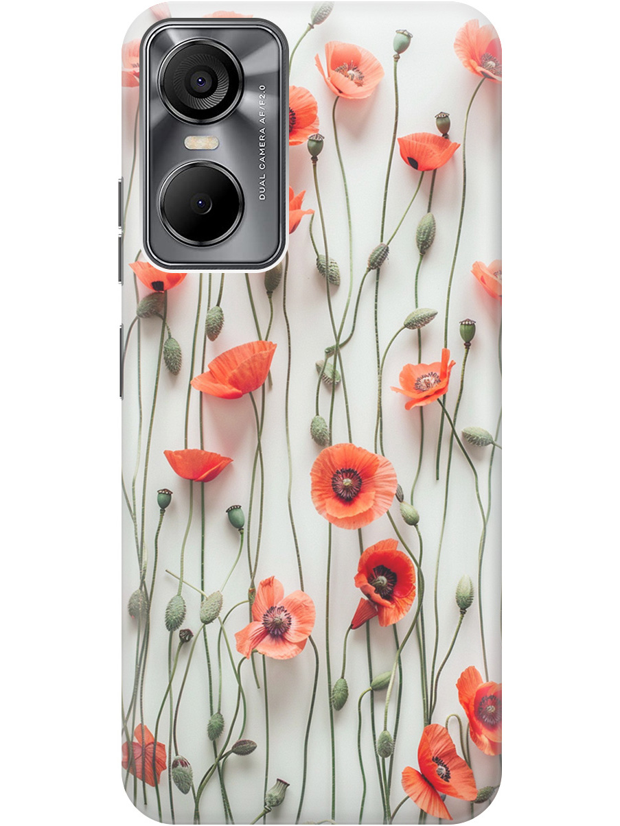 Силиконовый чехол на Tecno Pop 6 Pro с рисунком "Маки на белой стене", Белый;красный, 20001039
Силиконовый чехол на Tecno Pop 6 Pro с рисунком "Маки на белой стене", Белый;красный, 20001039