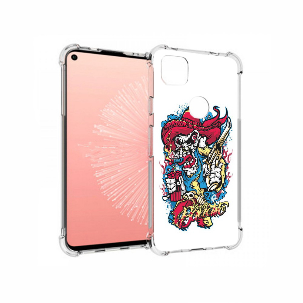 Чехол MyPads Tocco для Google Pixel 4A нарисованный скелет с писталетом, Прозрачный, Tocco
Чехол MyPads Tocco для Google Pixel 4A нарисованный скелет с писталетом, Прозрачный, Tocco