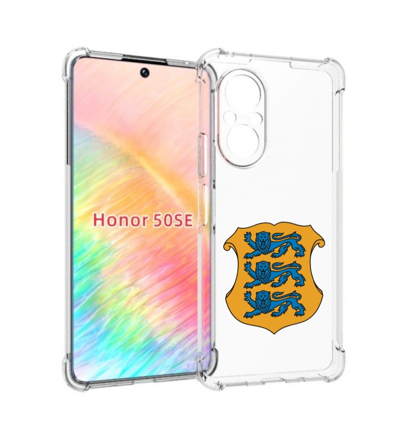 Чехол бампер MyPads герб-эстонии для Honor 50 SE противоударный, Прозрачный, Tocco 
Чехол бампер MyPads герб-эстонии для Honor 50 SE противоударный, Прозрачный, Tocco