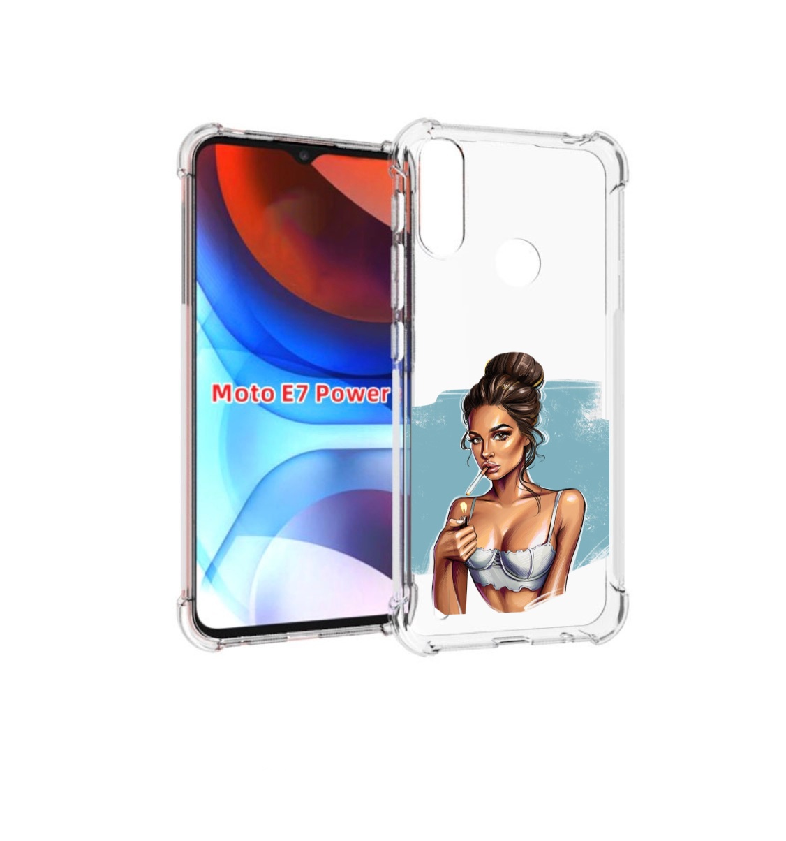 Чехол MyPads девушка-с-зажигалкой для Motorola Moto E7 Power, Прозрачный, Tocco
Чехол MyPads девушка-с-зажигалкой для Motorola Moto E7 Power, Прозрачный, Tocco