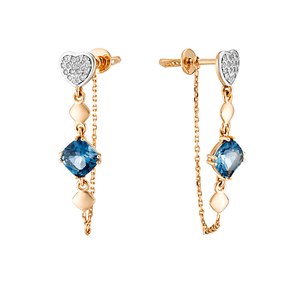Серьги женские из золота НАШЕ ЗОЛОТО НЮ102020793097тл, топаз/фианит, НЮ102020793097тл
Серьги женские из золота НАШЕ ЗОЛОТО НЮ102020793097тл, топаз/фианит, НЮ102020793097тл