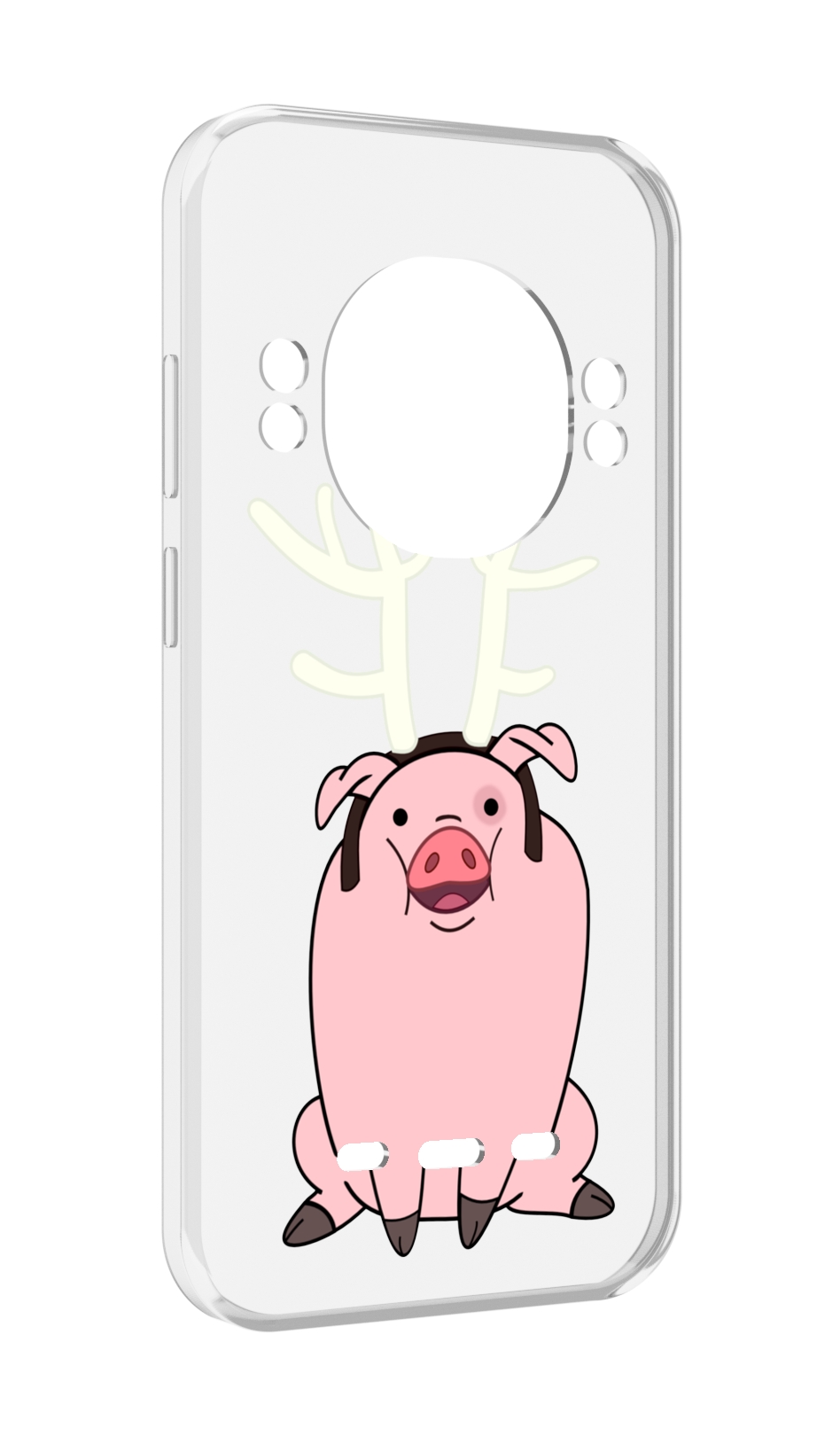 Чехол MyPads поросенок-с-рогами для UleFone Power Armor 16 Pro, Прозрачный, Tocco 
Чехол MyPads поросенок-с-рогами для UleFone Power Armor 16 Pro, Прозрачный, Tocco