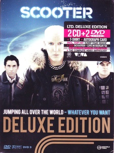 Scooter: Jumping All Over The World / Whatever You Want (Ltd.Deluxe Edition), 4 (2 CD + 2 DVD)
Scooter: Jumping All Over The World / Whatever You Want (Ltd.Deluxe Edition), 4 (2 CD + 2 DVD)